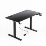 Birou de Gaming, 506, Negru, 120x60x73cm