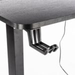 Birou de Gaming, 506, Negru, 120x60x73cm - imagine 17