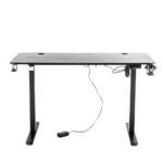 Birou de Gaming, 506, Negru, 120x60x73cm - imagine 7