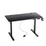 Birou de Gaming, 506, Negru, 120x60x73cm - imagine 9