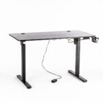 Birou de Gaming, 506, Negru, 120x60x73cm - imagine 10