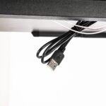 Birou de Gaming, 505, Negru, 120x60x73cm - imagine 13