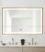 oglinda baie led 100x65cm touch ceas dezaburire lzj128 1