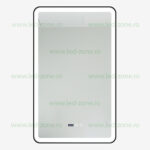 Oglinda Baie LED 60x100cm Touch Ceas Dezaburire LZJ138 - imagine 2