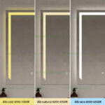 Oglinda Baie LED 60x80cm Touch Cosmetica LZJ101-2 - imagine 3