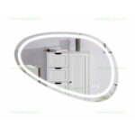 Oglinda Baie LED 80x45cm 3 Functii Touch Dezaburire LZJ118 - imagine 2