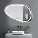 Oglinda Baie LED 80x45cm 3 Functii Touch Dezaburire LZJ118 - imagine 3