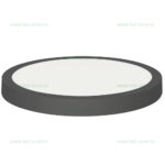 Panou LED 28W Rotund D29cm Aplicat Negru