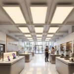 Panou LED 90W 120x60cm Aplicat Alb - imagine 3