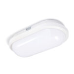 Plafoniera LED 10W Exterior Ovala Alba