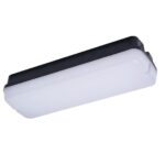 Plafoniera LED 12W Exterior Dreptunghiulara Neagra - imagine 3