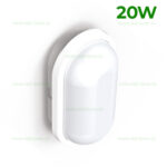 Plafoniera LED 20W Exterior Ovala Alba - imagine 2