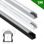Profil Aluminiu Aplicat Dispersor Transparent 1M 11MM LZ9893