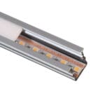 Profil Aluminiu Incastrat Dispersor Alb 3M 8mm cu Banda LED 24V