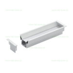 Profil Aluminiu Incastrat Dispersor Mat 1M 34MM - imagine 2