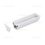 Profil Aluminiu Incastrat Dispersor Mat 1M 34MM - imagine 3