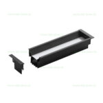 Profil Aluminiu Incastrat Dispersor Mat 1M 34MM - imagine 4