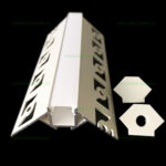 Profil Aluminiu Incastrat Sub Tencuiala 2M Colt Exterior 9.6MM LZ7354 - imagine 2