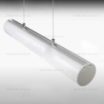 Profil Aluminiu Suspendat Dispersor Mat Cilindru 2M 30MM - imagine 3