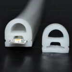 Profil Flexibil Aplicat Silicon Mat Semirotund 15x17mm - imagine 2