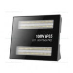 Proiector LED 100W 220V Slim Negru Pro 808