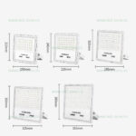Proiector LED 100W Slim Alb LZ9387 - imagine 3