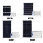 Proiector LED 50W cu Panou Solar Senzor Zi-Noapte si Telecomanda - imagine 3