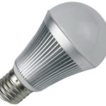 Bec LED E27 9W Glob Mat Aluminiu