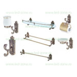 Set Complet Accesorii Pentru Baie Bronz Antichizat LZ68600