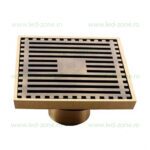 Sifon De Pardoseala Cu Sistem Antimiros Bronz LZ8758HQ