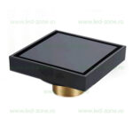 Sifon De Pardoseala Cu Sistem Antimiros Negru LZ8764HS