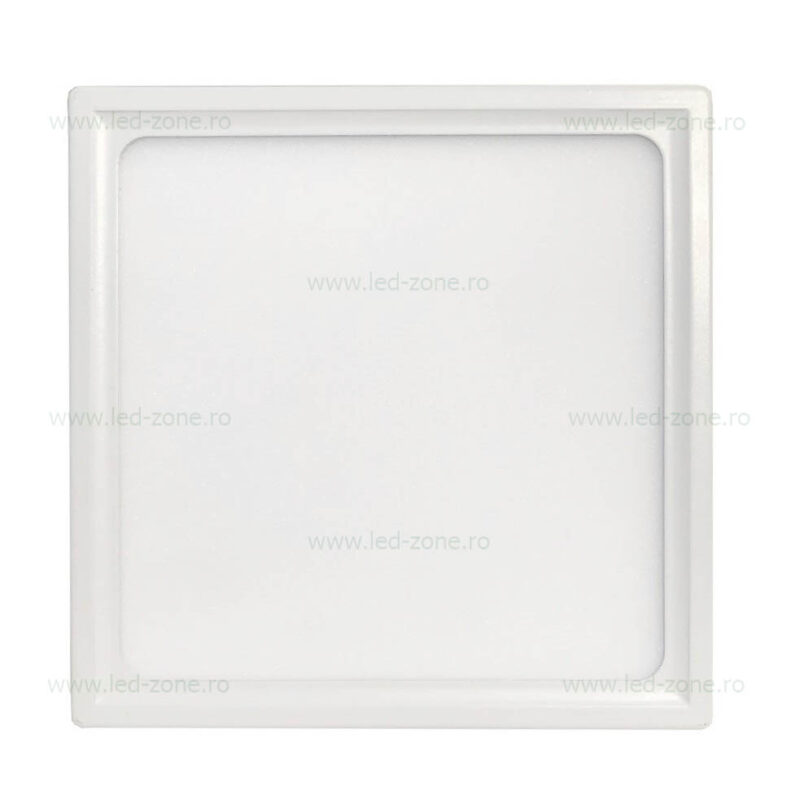 Spot LED 15W Patrat Alb Aplicat 1 Spot LED 15W Patrat Alb Aplicat