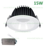 Spot LED 15W Rotund LZ01 Negru-Alb Emergenta
