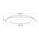 Spot LED 18W Rotund Incastrat CCT - imagine 6