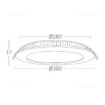 Spot LED 24W Rotund Incastrat CCT - imagine 5