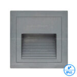 Spot LED 2W Patrat Trepte IP65