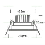 Spot LED 3x1W Rotund Mobil Auriu 220V - imagine 3