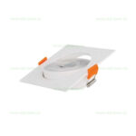 Spot LED 7W SMD Patrat Mobil Alb MAYA - imagine 2