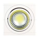 Spot LED 5W COB Patrat Mobil Alb Adriana