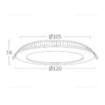 Spot LED 6W Rotund Incastrat CCT - imagine 5