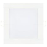 Spot LED 9W Slim Patrat Alb