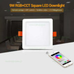 Spot LED 9W Slim Patrat Alb SMART RGB CCT