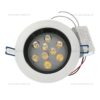 Spot LED 9x1W Rotund Mobil Alb - Negru 3 Spot LED 9x1W Rotund Mobil Alb - Negru - imagine 3