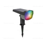 Spot LED Exterior 12W Solar RGB 220V Montaj Gradina - imagine 3