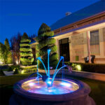Spot LED Exterior 6x1W Rotund RGB 12V Submersibil cu Telecomanda - imagine 5