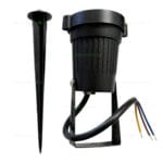 Spot LED Exterior 3W COB RGB Rotund 220V Montaj Gradina - imagine 3