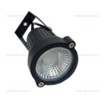 Spot LED Exterior 5W COB RGB Rotund 220V Montaj Gradina - imagine 3