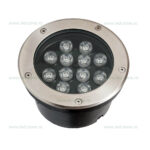 Spot LED Exterior Incastrabil 12x1W Rotund RGB Telecomanda 220V - imagine 2