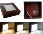 Spot LED 6W Patrat Aplicat Wenge - imagine 2