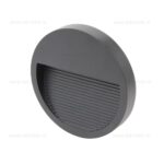 Spot LED Trepte 6W 220V Rotund Negru IP65 - imagine 2